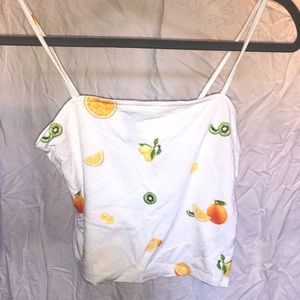 Cropped fruit tank